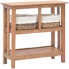 Image de vidaXL Table console Bois de rÃ©cupÃ©ration massif 69 x 28 x 70 cm