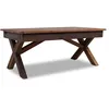Image de Table Basse Bois De RÃ©cupÃ©ration Massif 110 X 60 X 45 Cm