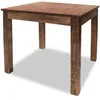 Image de Vidaxl Table Ã Manger Bois De RÃ©cupÃ©ration MÃ©langÃ© 82x80x76 Cm