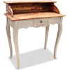 Image de vidaXL Bureau d'Ã©criture bois d'acajou massif 80x40x92 cm