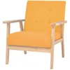 Image de Fauteuil Jaune Tissu