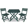 Image de Vidaxl Ensemble De Bistro Pliable 3 Pcs Plastique Vert