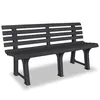 Image de Vidaxl Banc De Jardin 145,5 Cm Plastique Anthracite