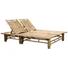 Image de Vidaxl Chaise Longue Pour 2 Personnes Bambou