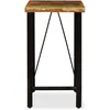 Image de Table De Bar Bois De RÃ©cupÃ©ration Massif 60 X 60 X 107 Cm
