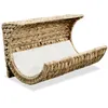 Image de Vidaxl Lit Pour Chats Avec Coussin Jacinthe D'eau 37 X 20 X 20 Cm
