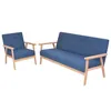 Image de vidaXL Ensemble de canapÃ© 2 pcs Tissu bleu