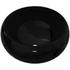 Image de vidaXL Lavabo rond CÃ©ramique Noir 40 x 15 cm