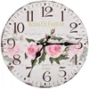Image de vidaXL Horloge murale vintage Fleur 30 cm