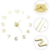 Image de vidaXL Horloge murale 3D Design moderne 100 cm XXL DorÃ©
