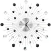 Image de vidaXL Horloge murale avec mouvement Ã  quartz Design moderne 50 cm