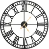 Image de vidaXL Horloge murale vintage avec mouvement Ã  quartz MÃ©tal 60 cm XXL