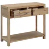 Image de vidaXL Table console 82x33x73 cm Bois d'acacia massif