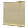 Image de Store roulant en bambou 80 x 220 cm Naturel