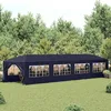 Image de vidaXL Chapiteau de jardin 3x12 m bleu