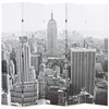 Image de vidaXL Cloison de sÃ©paration pliable 200x170 cm New York Noir et blanc