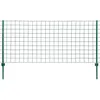 Image de Vidaxl Ensemble De ClÃ´ture Euro 20 X 1,5 M Acier Vert