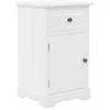 Image de Vidaxl Table De Chevet Mdf Et Bois De Pin 35x32x59 Cm