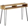 Image de Table Console Bois De Manguier Massif 115 X 35 X 76 Cm