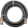 Image de Tuyau d'aspiration avec raccords en laiton 15 m 25 mm Noir