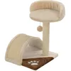 Image de Vidaxl Arbre Ã Chat Avec Griffoir En Sisal 40 Cm Beige Et Marron