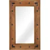 Image de vidaXL Miroir Bois d'acacia massif 50 x 80 cm