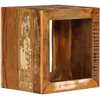 Image de Vidaxl Tabouret 40x30x40 Cm Bois De RÃ©cupÃ©ration Solide