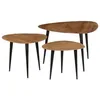 Image de Vidaxl Tables Basses 3 Pcs Bois D'acacia Massif