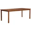 Image de Vidaxl Table De Jardin 200x100x74 Cm Bois D'acacia Massif
