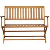 Image de Vidaxl Banc De Jardin 120 Cm Bois D'acacia Solide