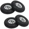 Image de vidaXL Roue de diable 4 pcs Caoutchouc 4.10/3.50-4 (260 x 83 mm)