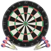 Image de Jeu de cibles professionnel en sisal avec 6 flÃ©chettes