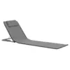 Image de Transats VidaXL  Transats  Ensemble 2 pcs Gris pliables en acier et tissu P31600264