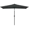 Image de vidaXL Parasol avec mÃ¢t en mÃ©tal 300 x 200 cm Anthracite
