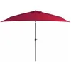 Image de vidaXL Parasol avec mÃ¢t en mÃ©tal 300 x 200 cm Bordeaux