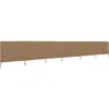 Image de vidaXL Paravent 6 panneaux Tissu 800 x 80 cm Taupe