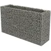 Image de Vidaxl Lit SurÃ©levÃ© Ã Gabion Acier GalvanisÃ© 180x50x100 Cm