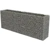 Image de Vidaxl Lit SurÃ©levÃ© Ã Gabion Acier GalvanisÃ© 270x50x100 Cm