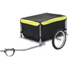 Image de Remorque De Bicyclette Noir Et Jaune 65 Kg