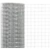 Image de vidaXL Grillage pour voliÃ¨re acier galvanisÃ© 10x1,5 m argentÃ©
