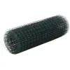 Image de Vidaxl Grillage Acier Avec RevÃªtement En Pvc 10x0,5 M Vert