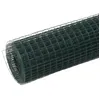 Image de vidaXL Grillage Acier avec revÃªtement en PVC 10x1,5 m Vert