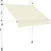 Image de Auvent Manuel RÃ©tractable 150 Cm CrÃ¨me
