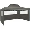 Image de Vidaxl Tente Pliable Avec 3 Parois 3 X 4,5 M Anthracite