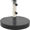 Image de Vidaxl Socle De Parasol Granite 28,5 Kg Rond Noir