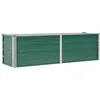Image de Lit SurÃ©levÃ© De Jardin Acier GalvanisÃ© 160x40x45 Cm Vert Vidaxl Vidaxl