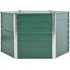 Image de Vidaxl Lit SurÃ©levÃ© De Jardin Acier GalvanisÃ© 129x129x77 Cm Vert