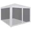 Image de Vidaxl Tente De RÃ©ception Avec 4 Parois En Maille 3 X 3 M