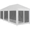 Image de Vidaxl Tente De RÃ©ception Avec 8 Parois En Maille 9 X 3 M