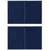 Image de Vidaxl Paroi De Tente De RÃ©ception 2pcs Avec Fermeture Ã©clair Pe Bleu